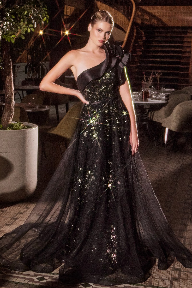 Ladivine CB157 Dress in Black