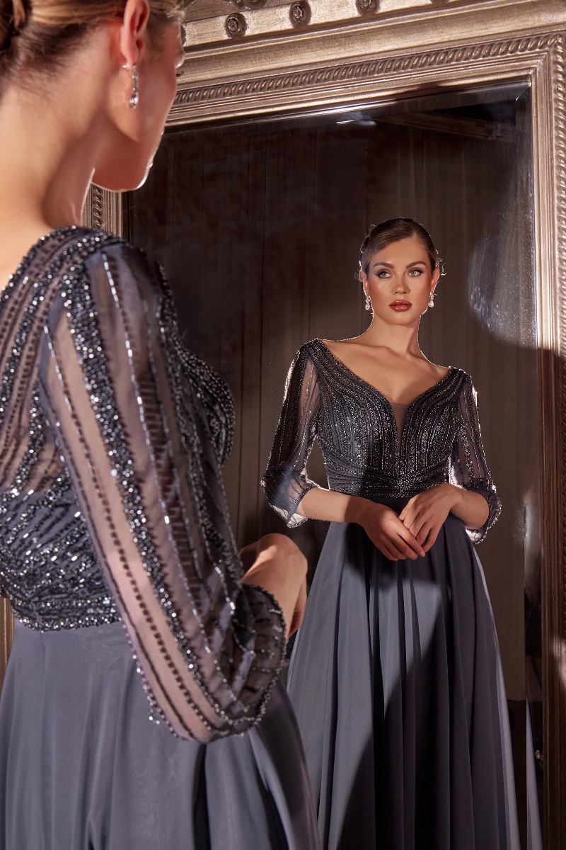 Ladivine CC446 Dress in Peacock