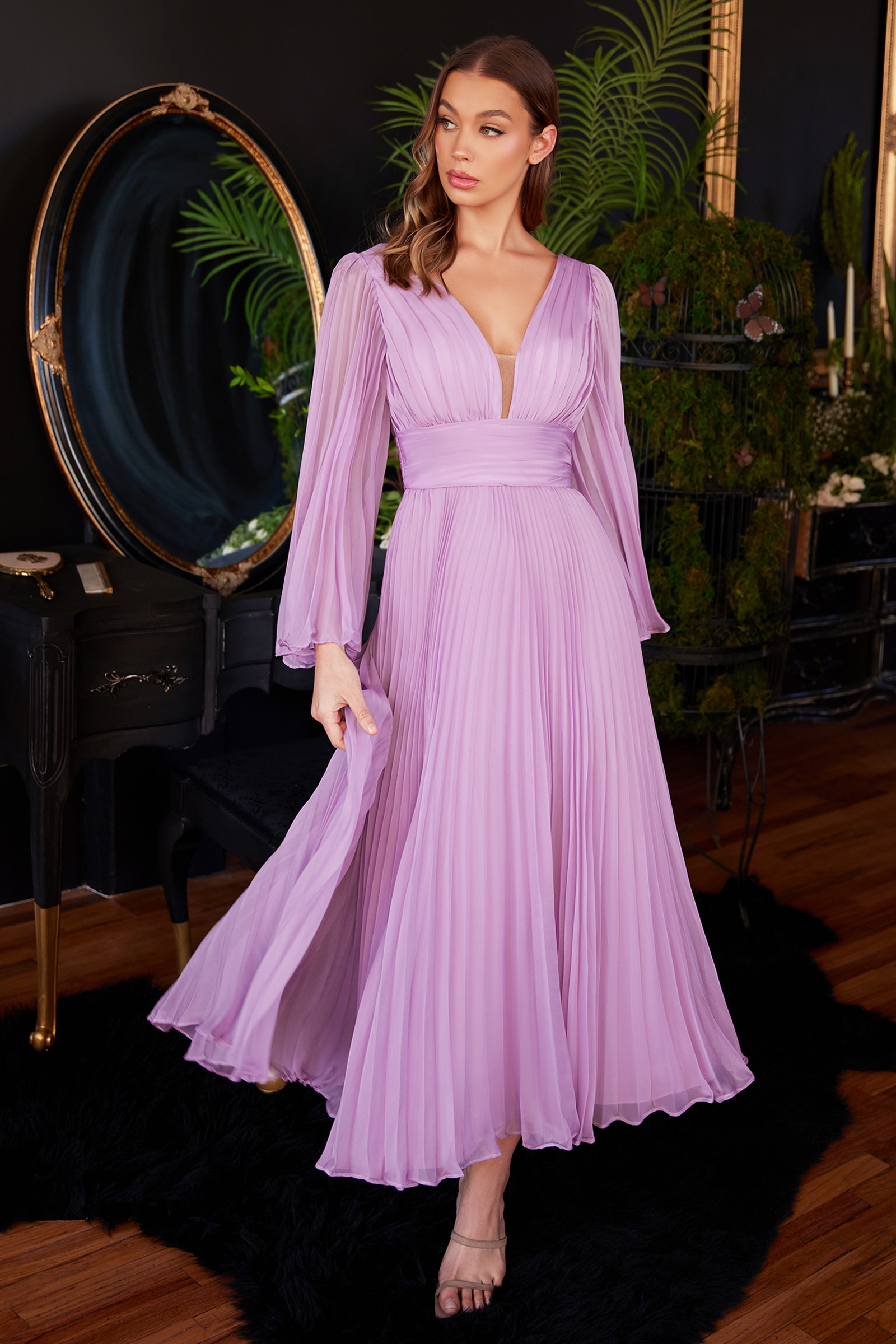 Ladivine CD242S Dress in Lavender