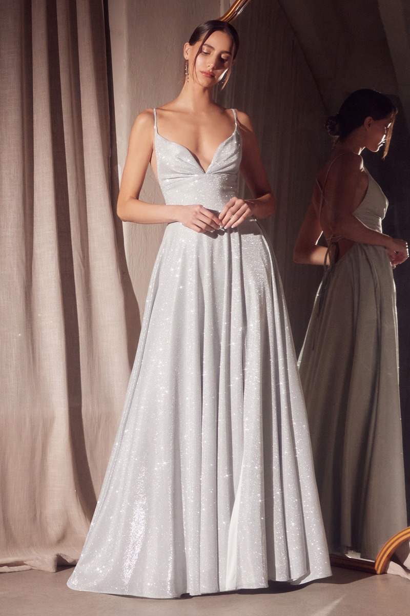 AMORIS T214 Dress in Silver