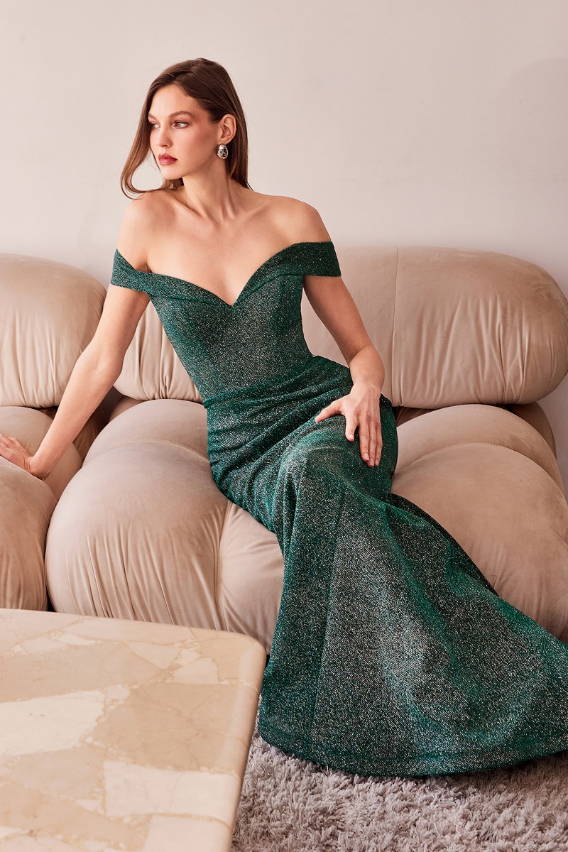 AMORIS T602 Dress in Teal