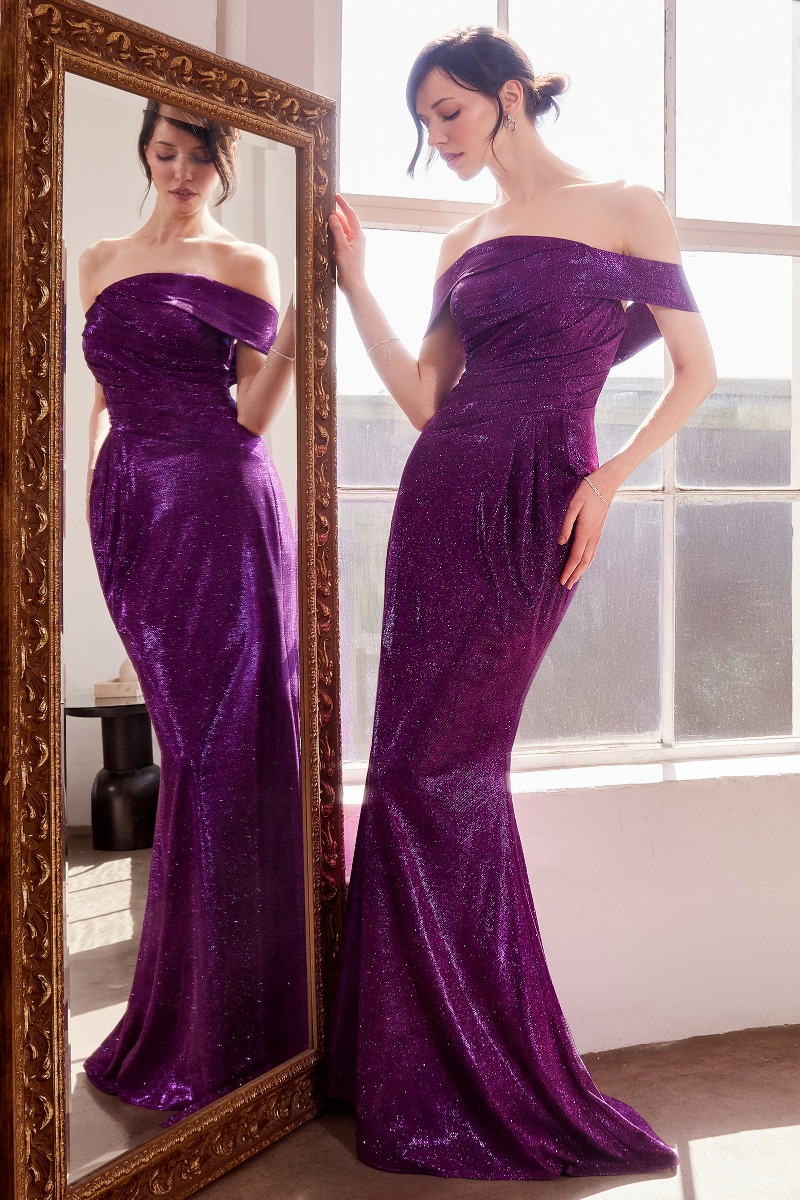 AMORIS T603 Dress in Purple