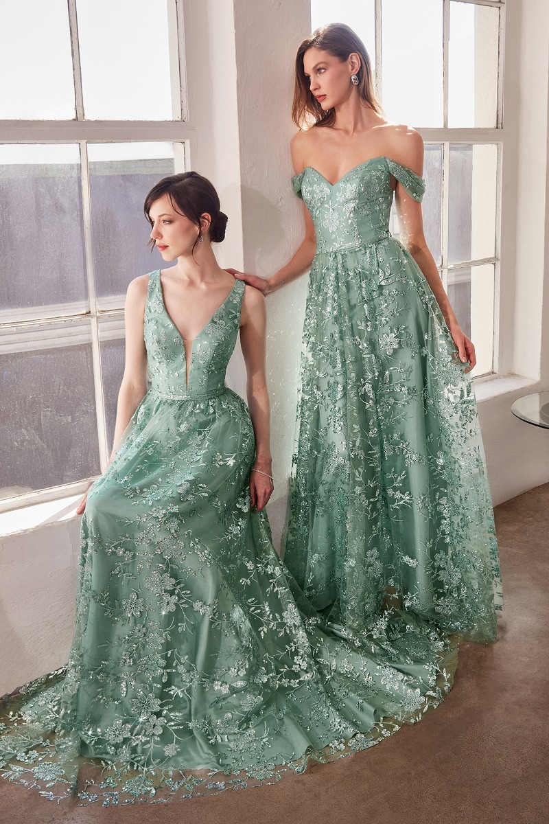 AMORIS T607 Dress in Sage