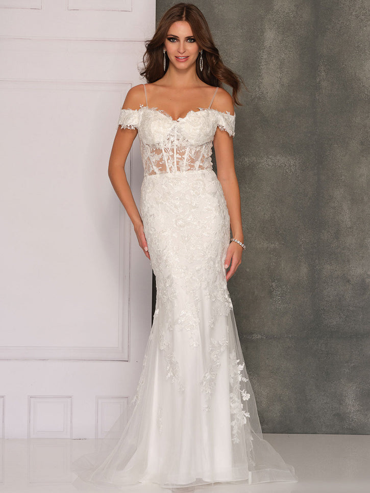Dave & Johnny 10619 Wedding Gown — photo 3