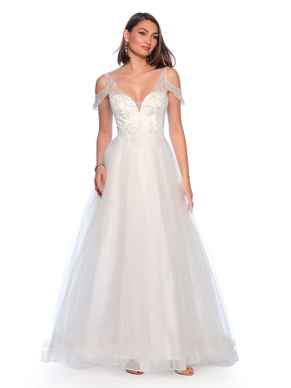 Dave &amp; Johnny 10488 Wedding Gown