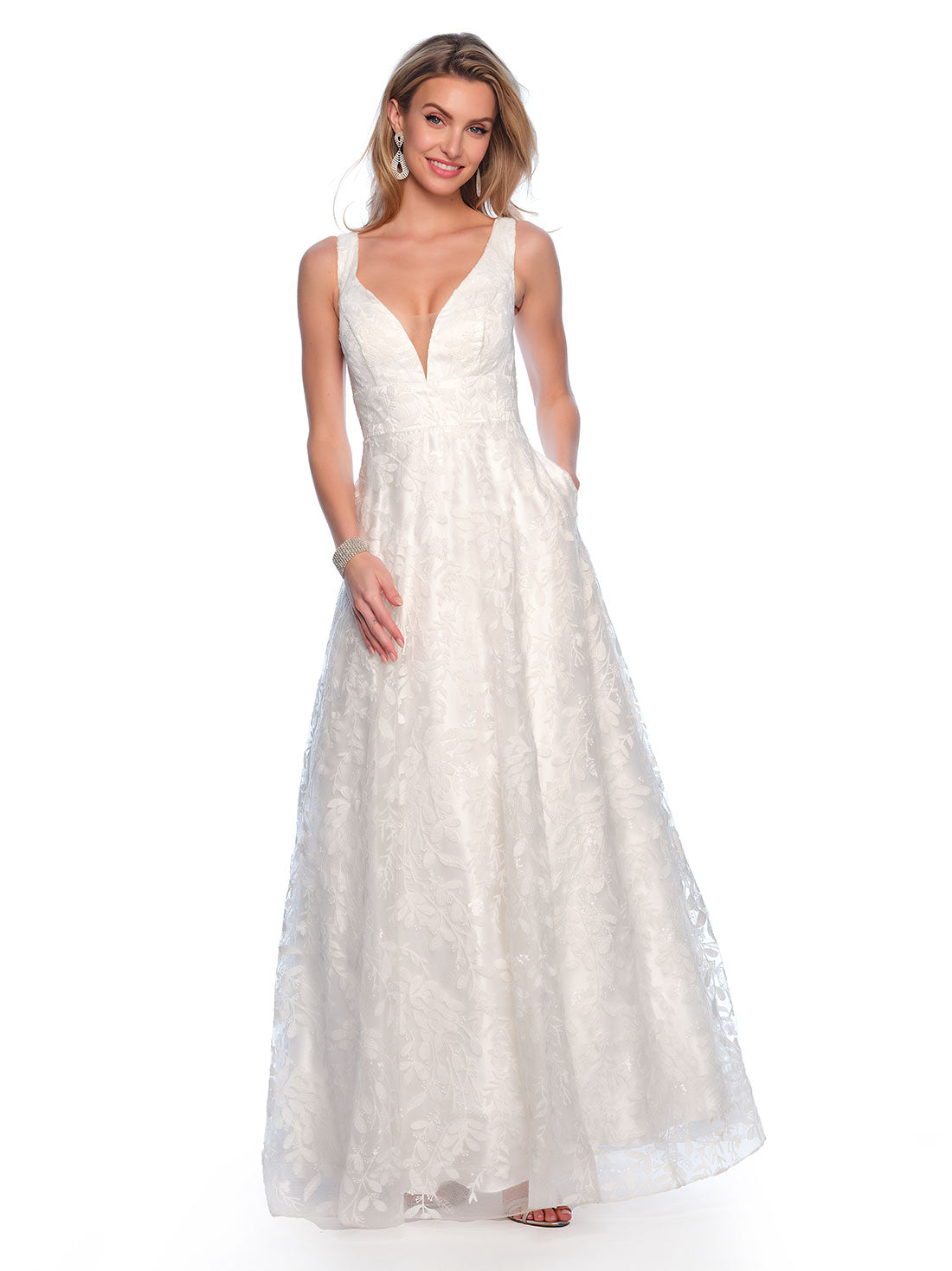 Dave &amp; Johnny 10591 Wedding Gown