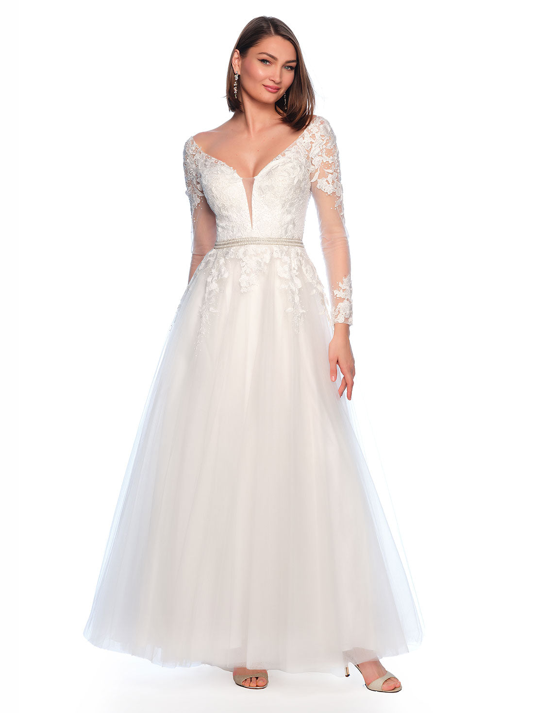 Dave &amp; Johnny 10766 Wedding Gown