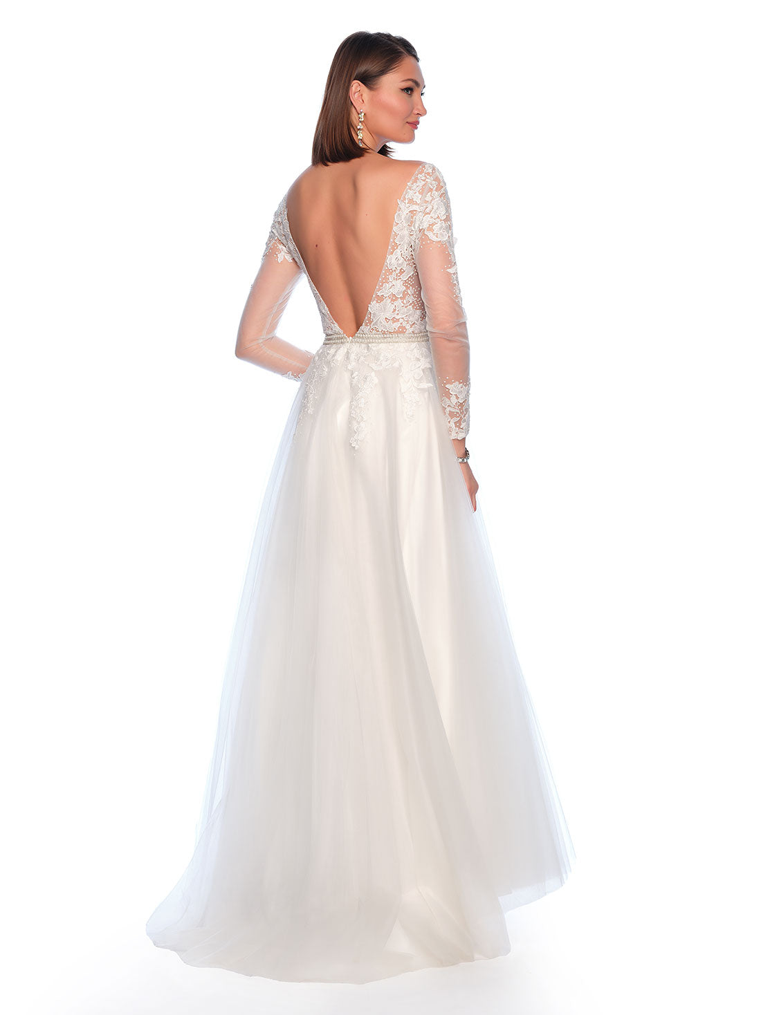 Dave & Johnny 10766 Wedding Gown — photo 2