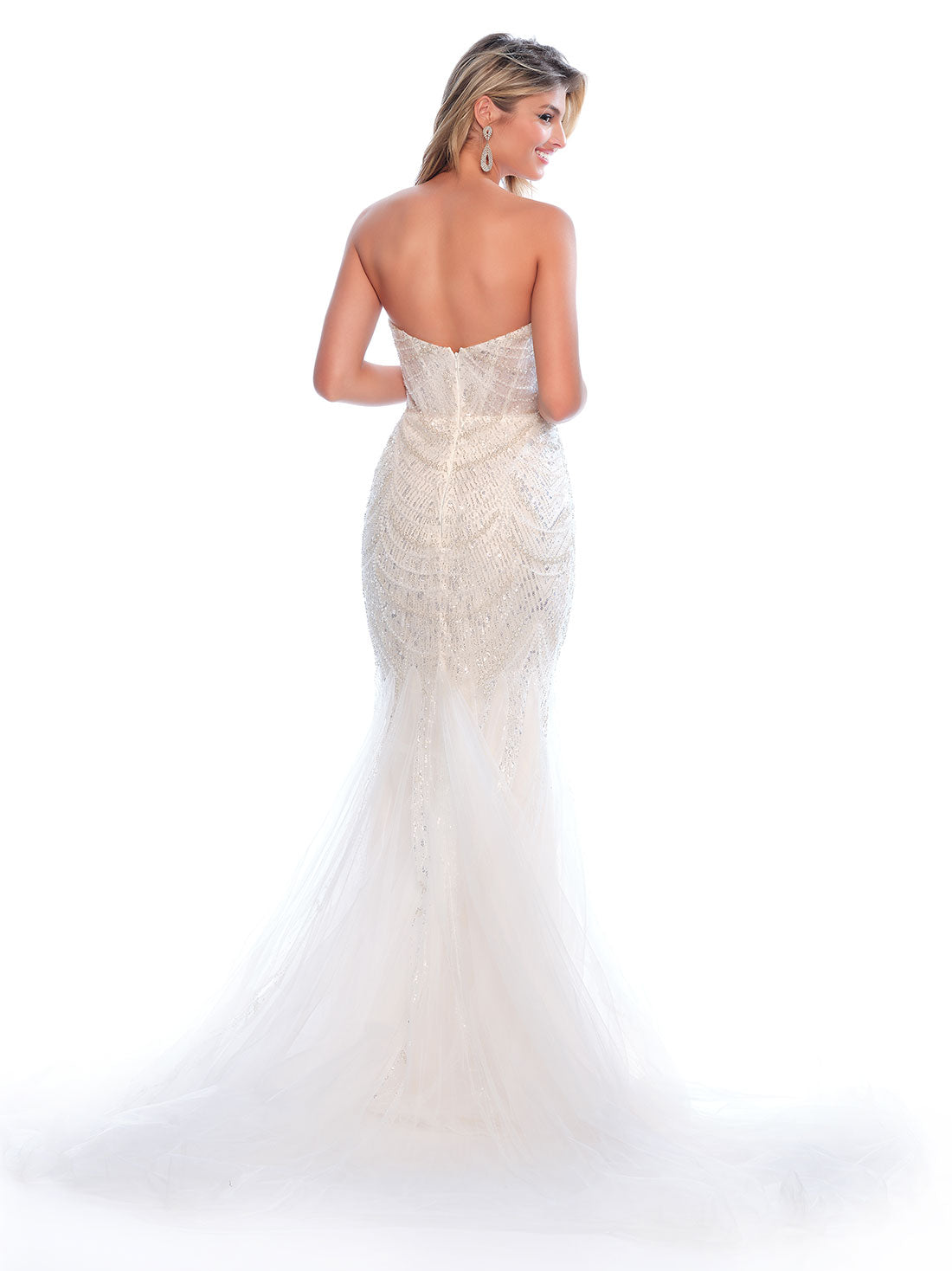 Dave & Johnny 12107 Wedding Gown — photo 4