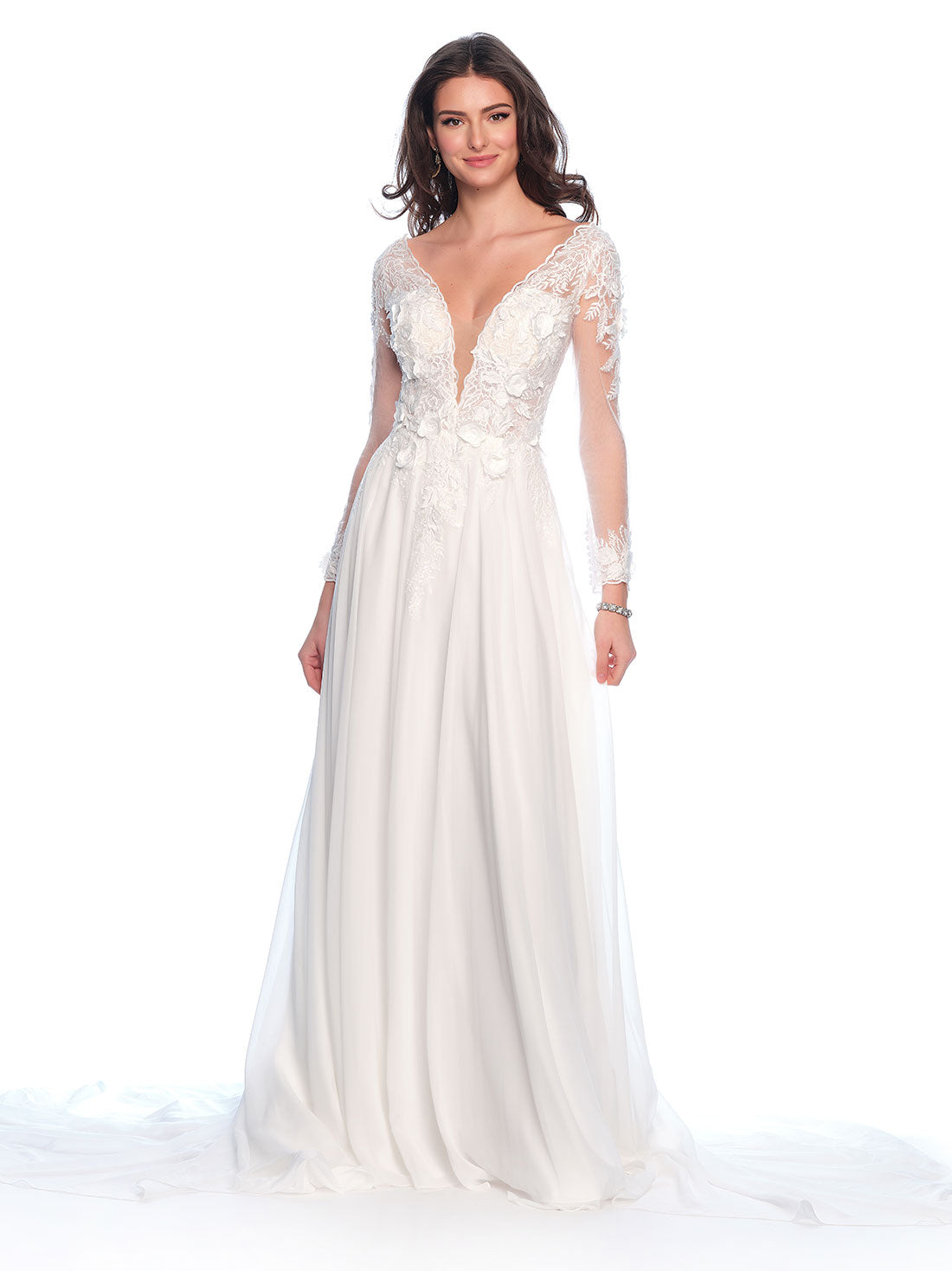 Dave &amp; Johnny 12115 Wedding Gown