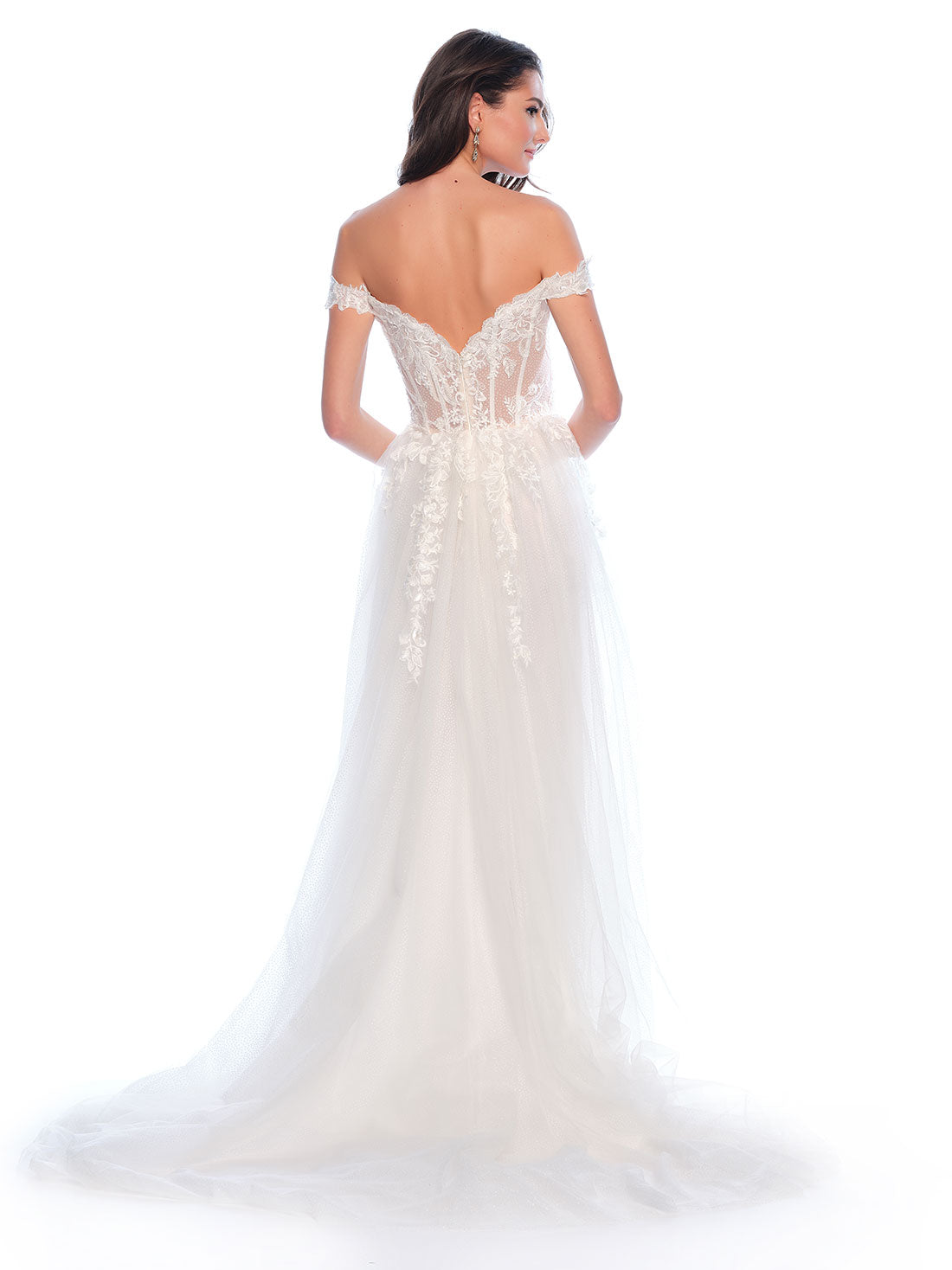 Dave & Johnny 12123 Wedding Gown — photo 2