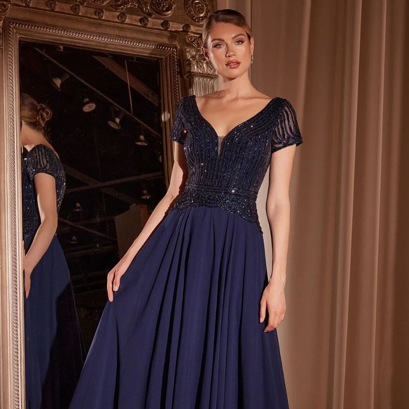 Flowing Chiffon A-Line Gowns